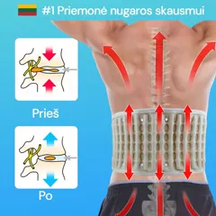 Neurogena Plus seljavöö dekompressiooniga – pilt 2